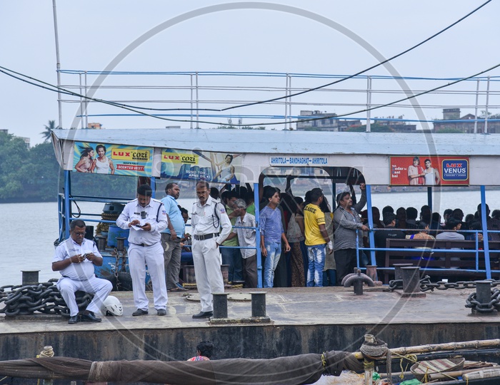 Image of Howrah Jetty or Howrah Ferry Ghat Entrance-EN700728-Picxy