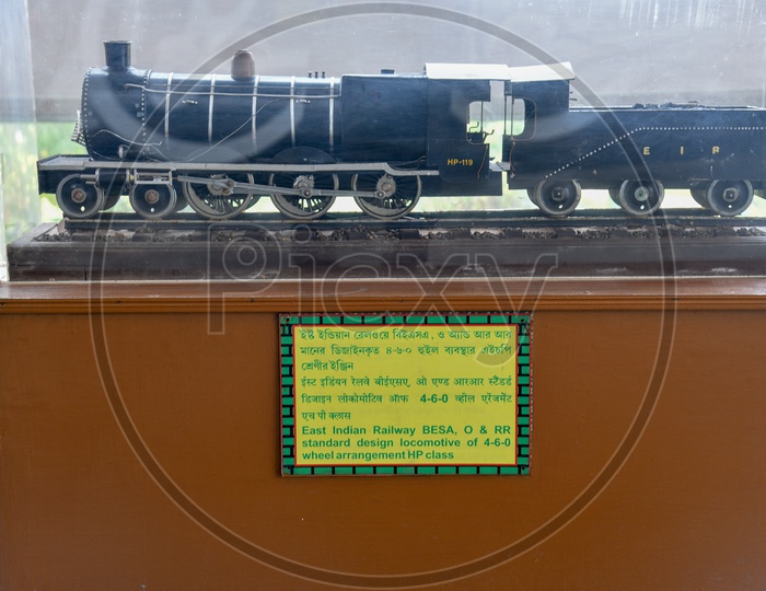 Old Rail Engines Models  Display At Rail Museum