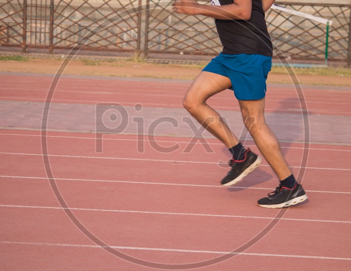 Runner athlete