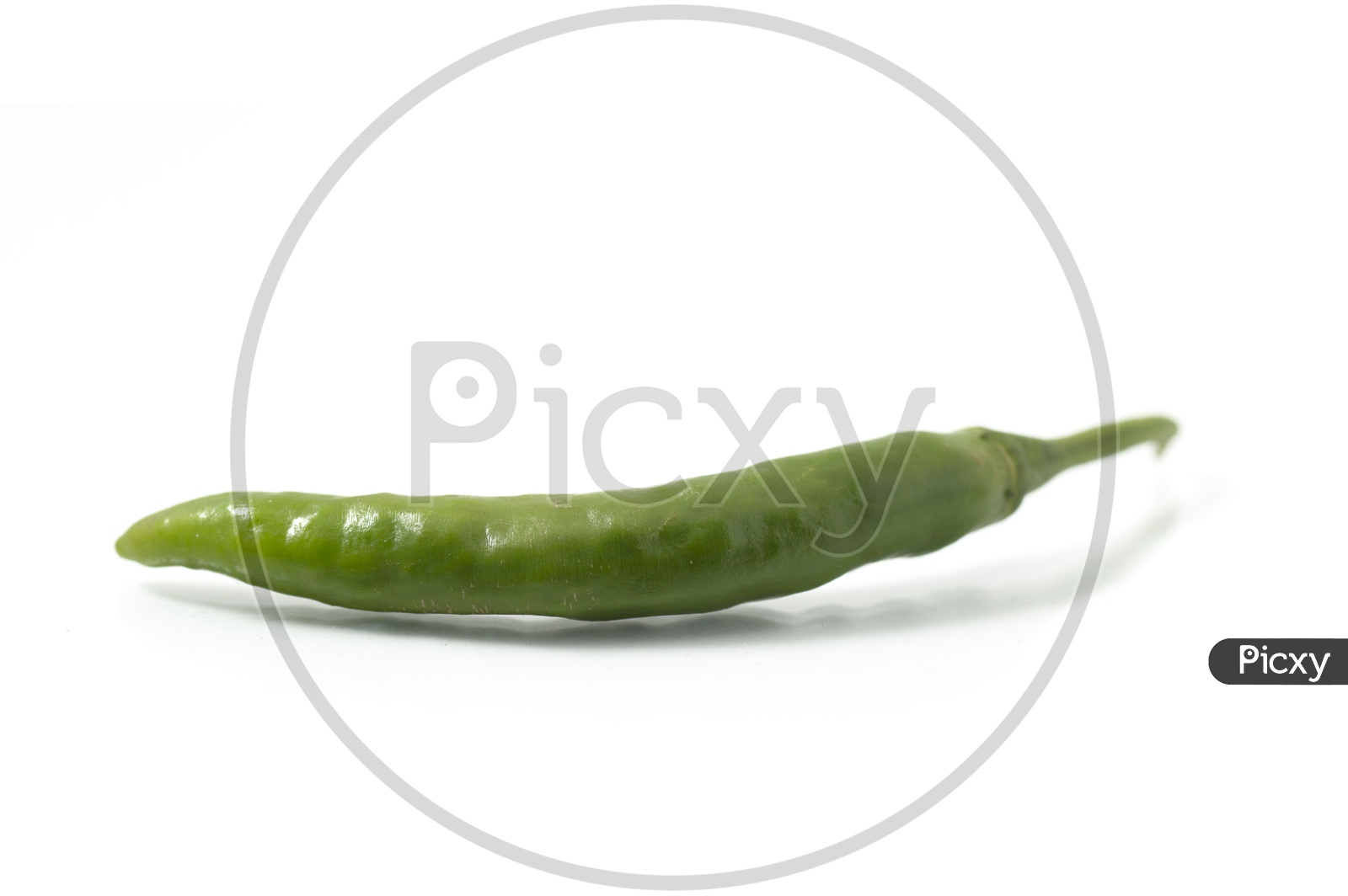Green peppers isolated on white