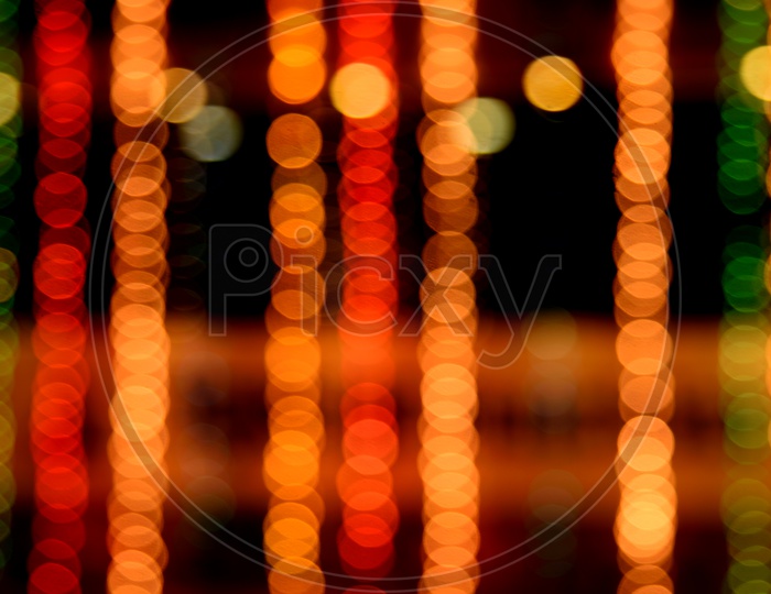 Abstract Or Led Light Bokeh Background