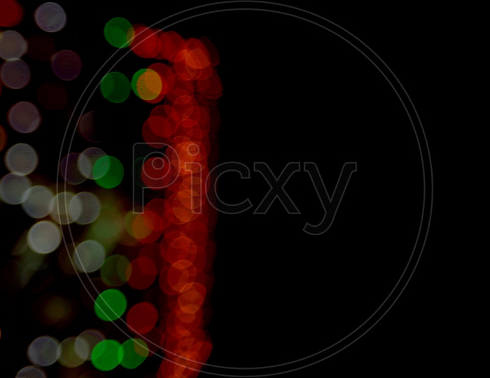 Led Lights Bokeh Background Or  Abstract Template