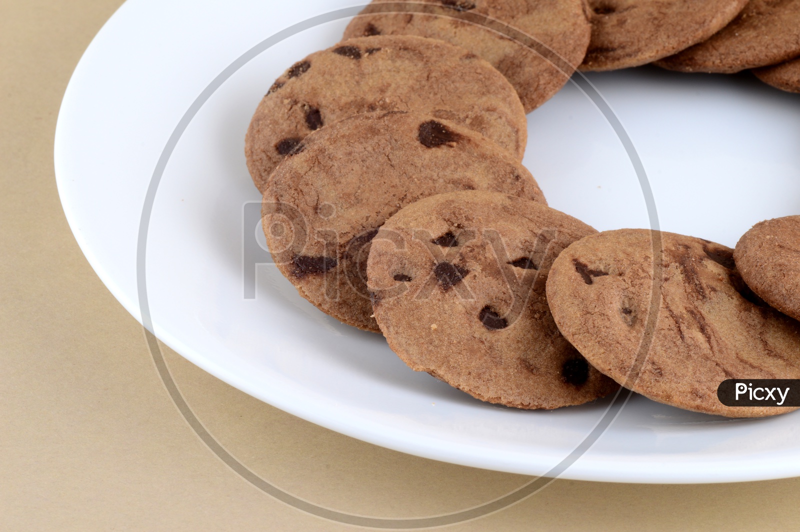 Chocolate Chip Cookie in plate