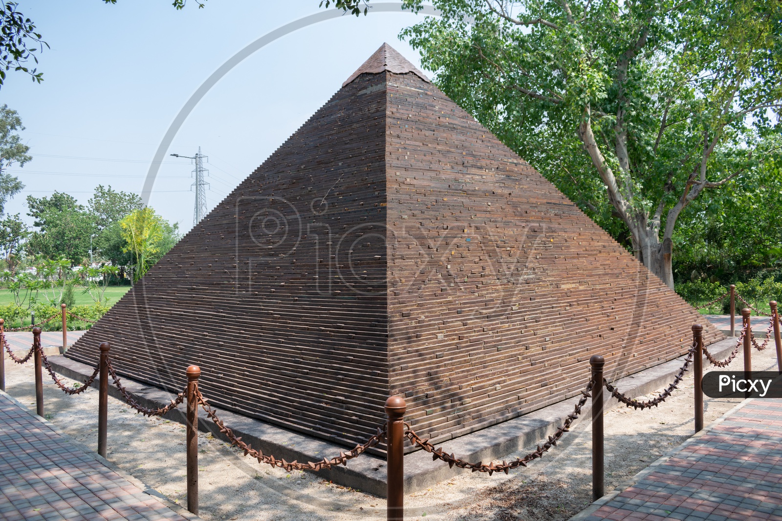 Replica of Egypt’s Pyramid Of Giza, Waste to Wonder, Delhi