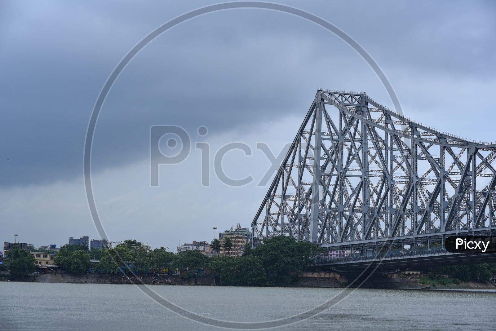Howrah Bridge On the Hooghly River