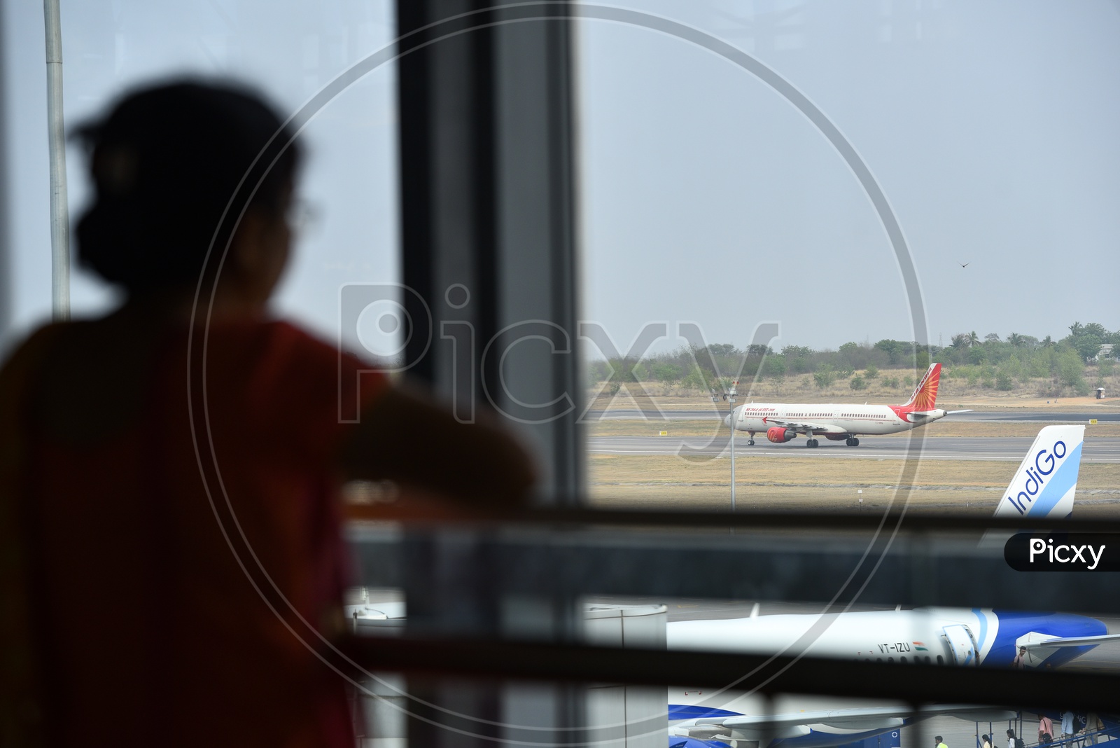 Air India  Flight  Parked In an  Airport
