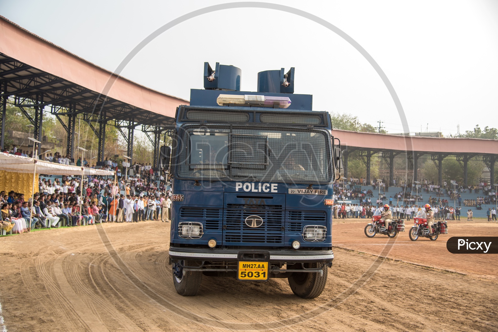 Amravati  City Police Disaster Response Vehicle   in Independence Day Parade