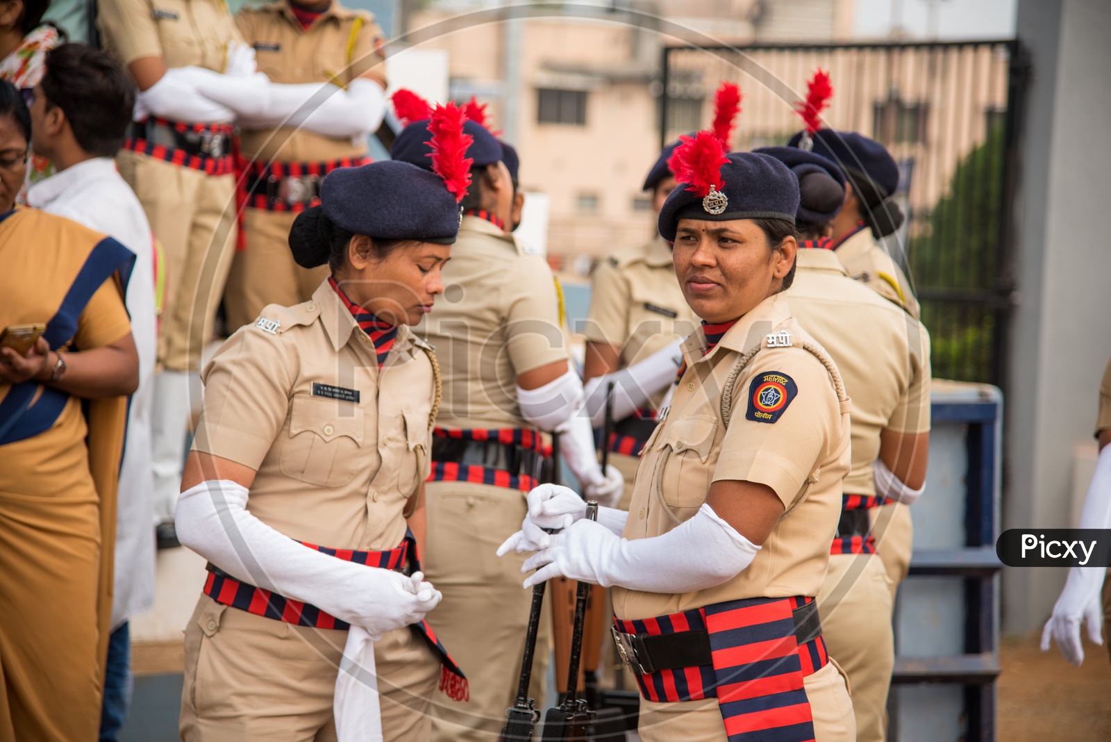 Maharashtra Cadet Woman Police  In  Independence Day Event