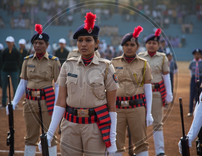 Maharashtra Cadet Woman  Police  in  Independence Day  Parade