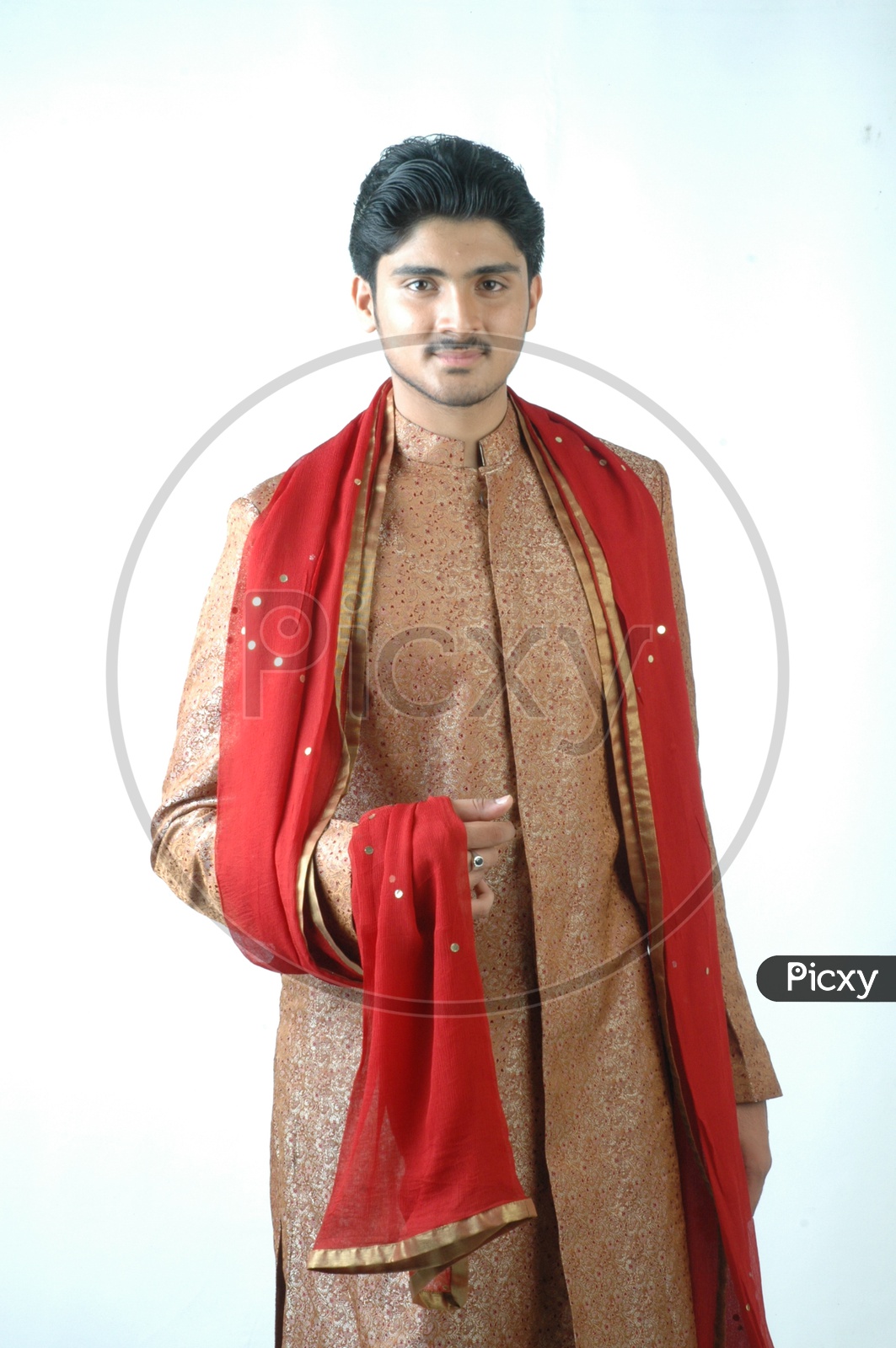 Premium Photo | Two indian men wears ethnic or traditional cloths male  fashion models with sherwani or kurta pyjama standing and posing over white  background selective focus