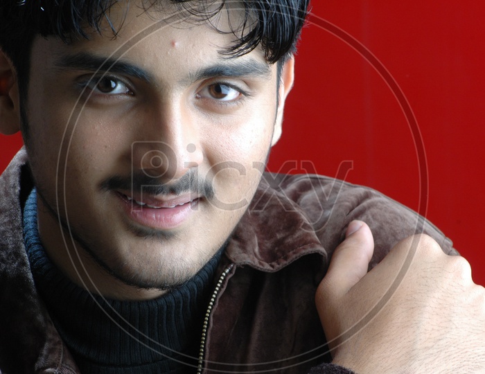 Portrait of an Young Indian Man With an Expression on Face On an Isolated Background