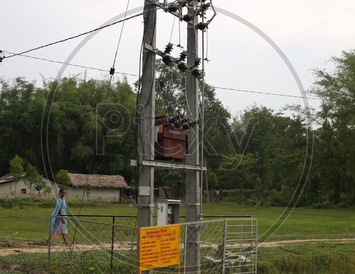 Electricity  Transformers  in Agricultural Fields