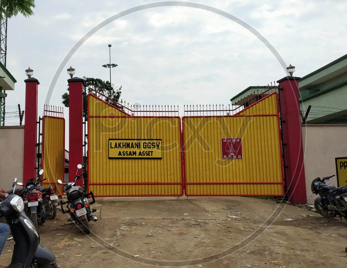 ONGC  Storage  Plant  In Assam Entrance Gate