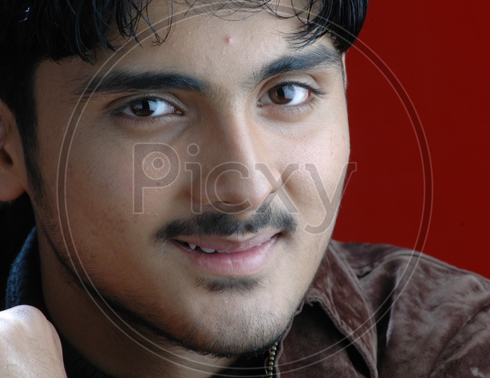 Portrait of an Young Indian Man With an Expression on Face On an Isolated Background