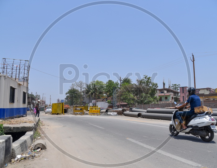 Road Repair Works Under going on Purulia Road