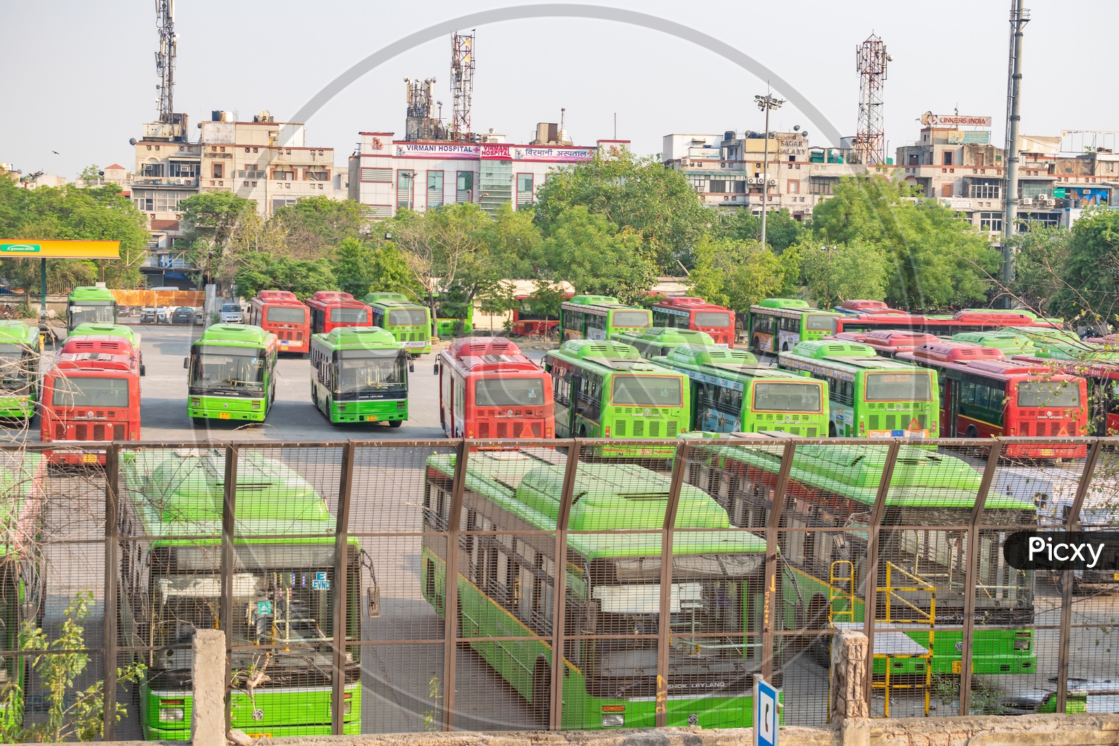 DTC (Delhi Transport Corporation) Bus Depot, Hasanpur, Delhi