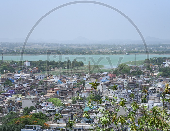 City Scape Of Ranchi  or Aerial View of Ranchi City