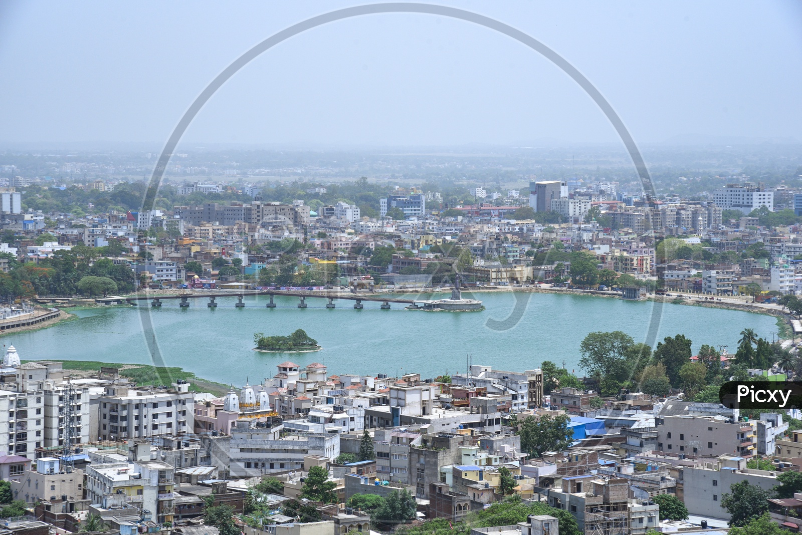City Scape Of Ranchi  or Aerial View of Ranchi City