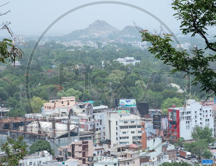 Ranchi City Scape  or Aerial View of Ranchi City