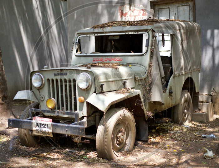 An old jeep.