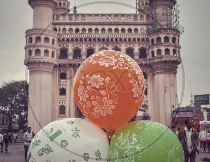 Charminar vith colors of india