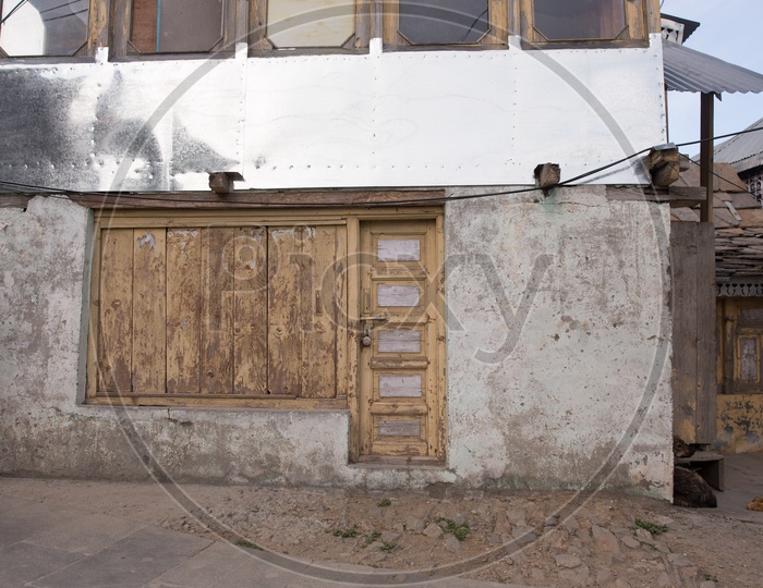 Windows And Doors Of  Houses  In Spiti Valley