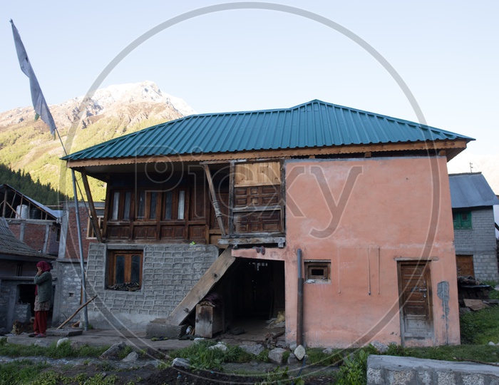 Houses in the Villages Of Spiti Valley