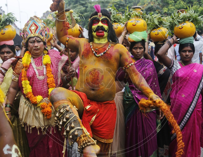 celebration of ganesh nimajjanam