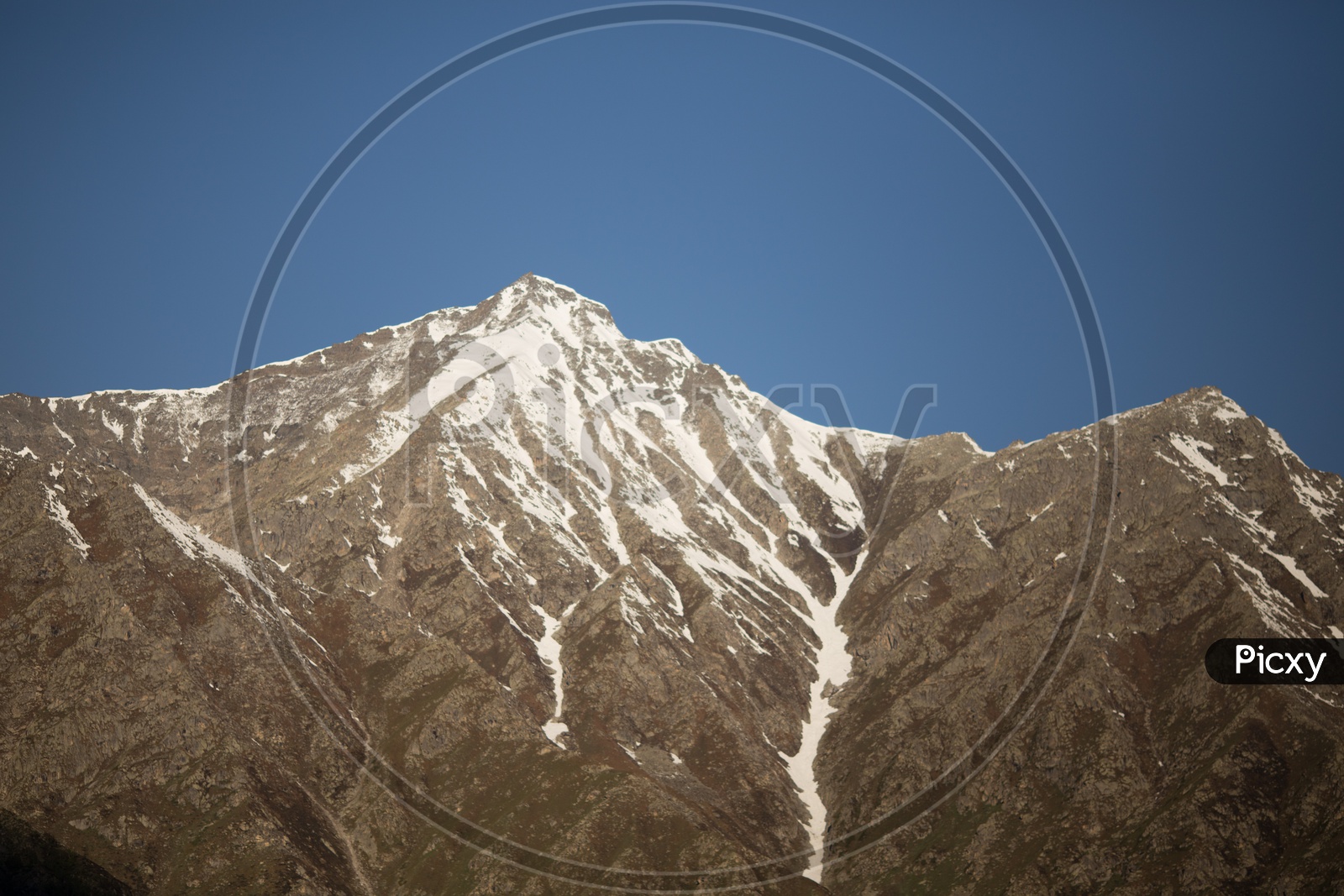 View of Snow Capped Mountains On Spiti Valley