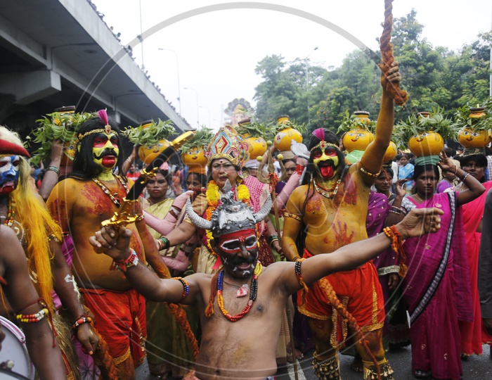 celebration of ganesh nimajjanam