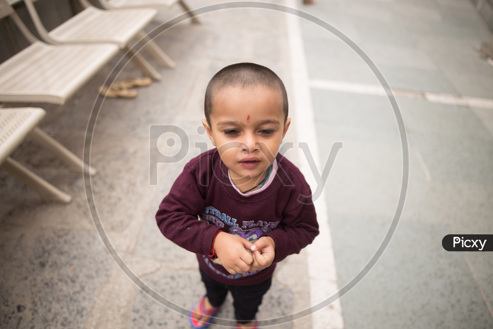 Portrait Of a Kid  From The Villages Of Spiti Valley