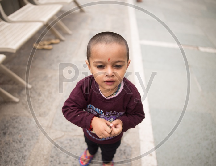 Portrait Of a Kid  From The Villages Of Spiti Valley