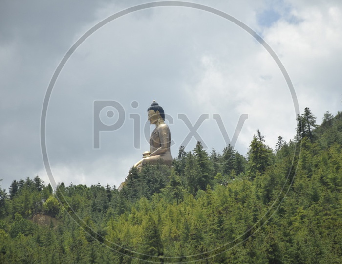 Buddha Dordenma statue:The  worlds highest Buddha statue which is  of 177 feet high,located in Thimpu,Bhutan