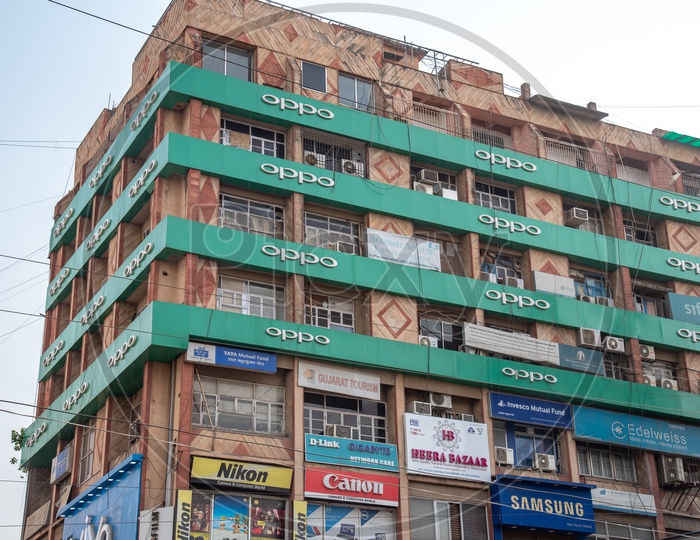 OPPO Branding On a Shopping Complex Building , Patna