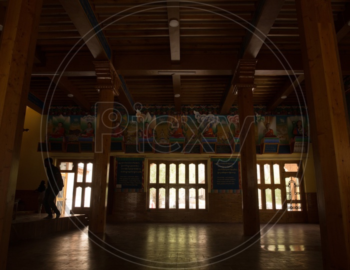 Interior Of Buddhist Monasteries