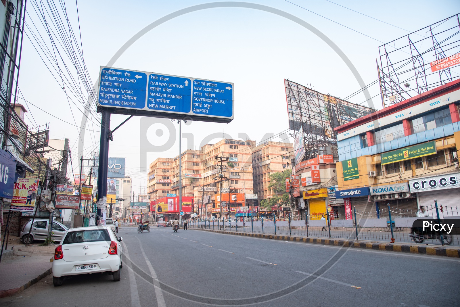 Sign Boards With Directions in the Patna City Roads