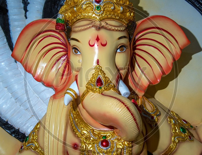 Ganesh Idols  In Work Shops For  Ganesh Chathurdhi Featival In India