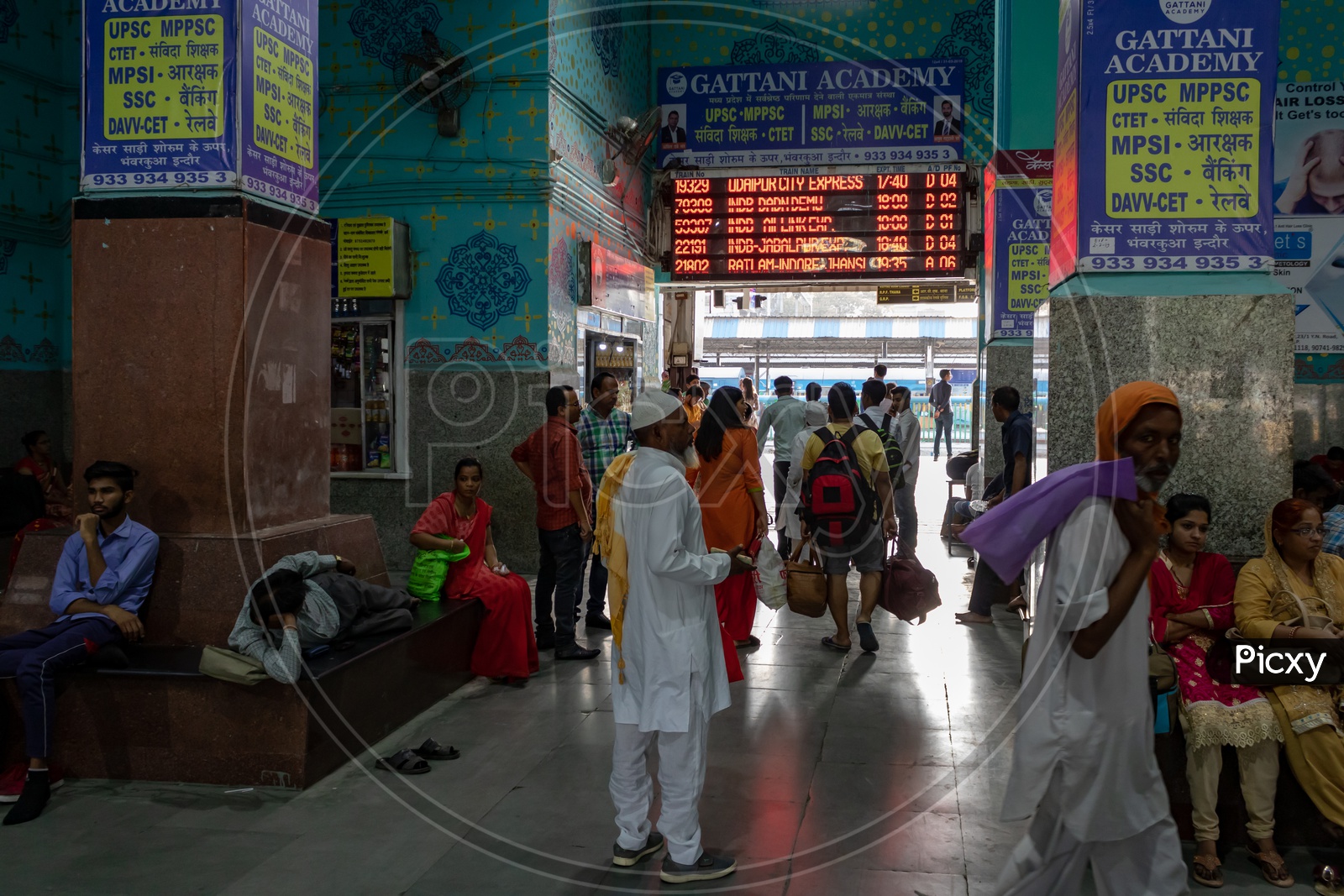 Indore railway station entrance