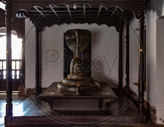 Shivling in Rajwada Palace temple
