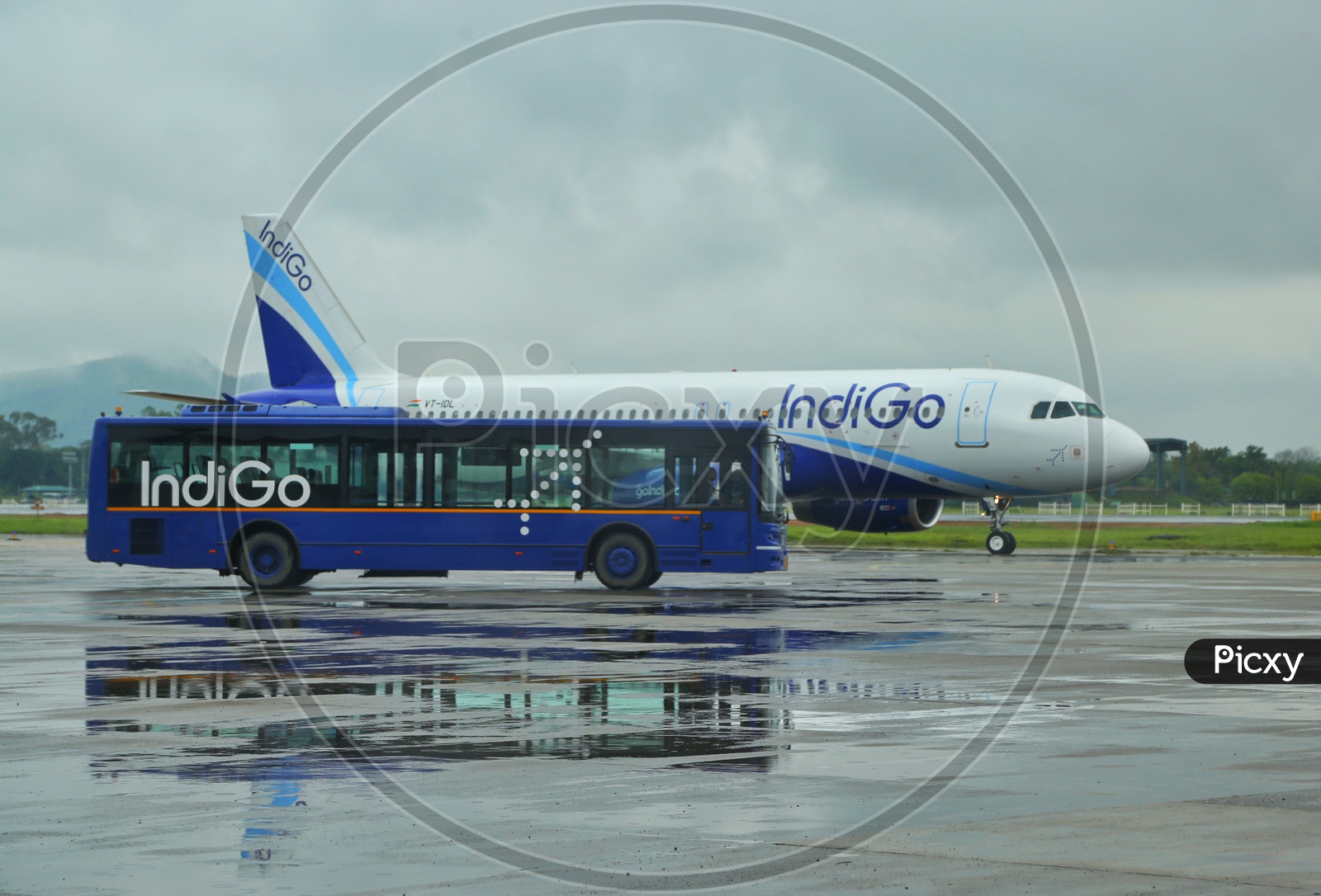 Indigo flight at Guwahati airport