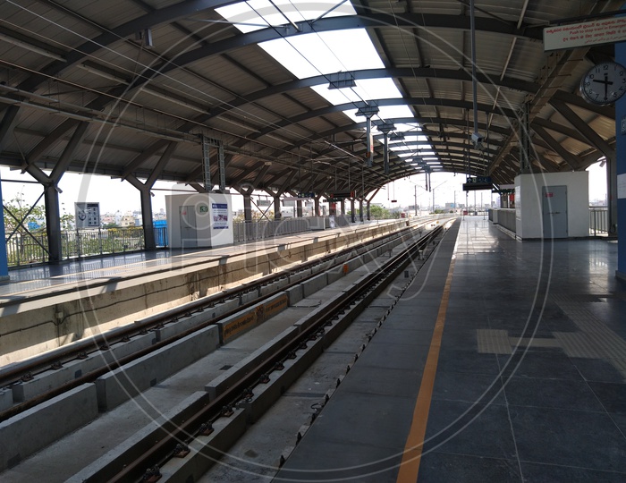 Empty Metro Station