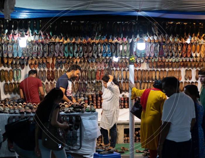 Footwear shop at Delhi Haat