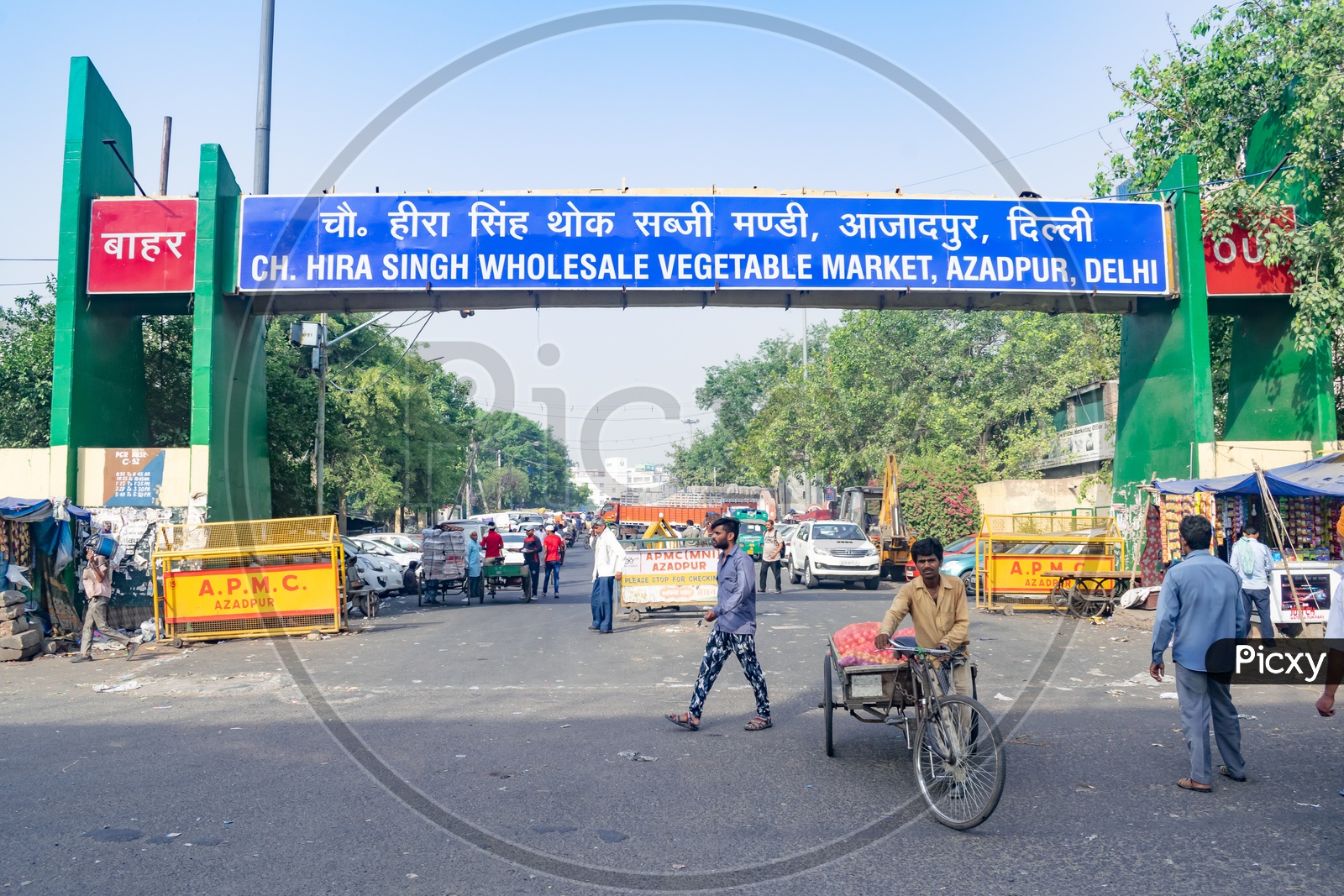 Ch. Hira Singh Wholesale Vegetable Market, New Sabzi Mandi, Azadpur, Delhi