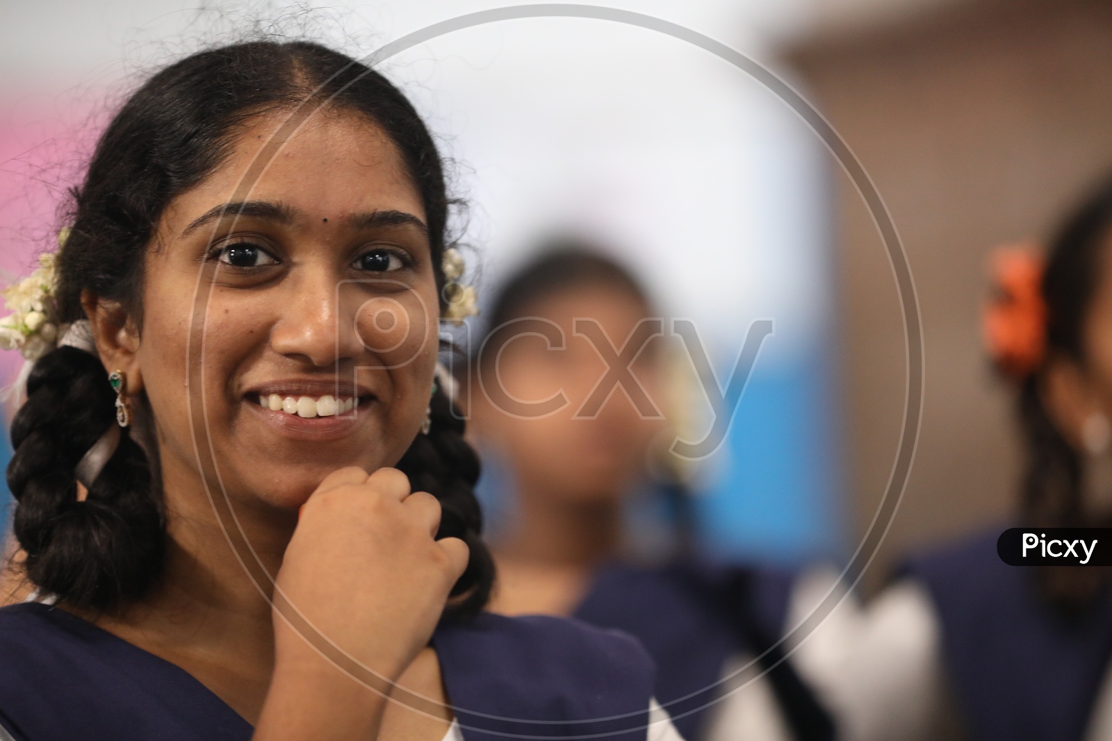 Image of girl student sitting in a classroom gl087426 picxy