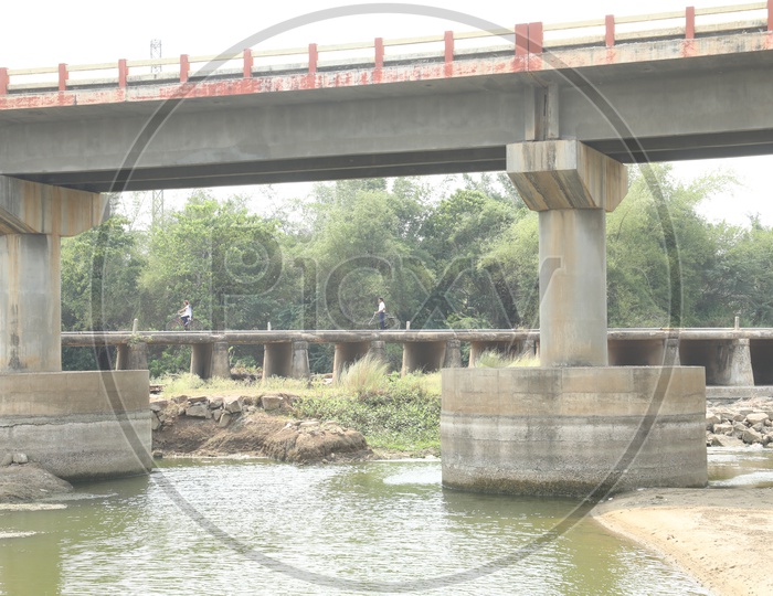 A Bridge Over a Water Channel