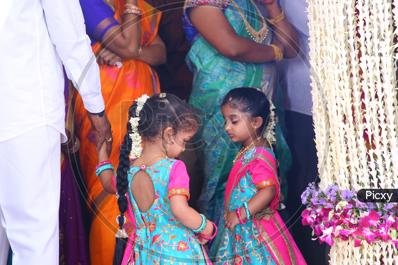 Indian Flower Girl