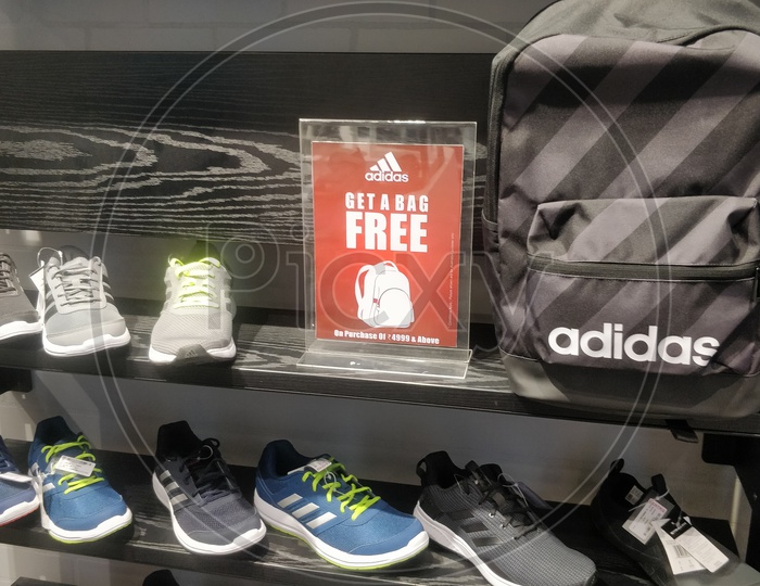 Adidas backpack offer for shoes purchase