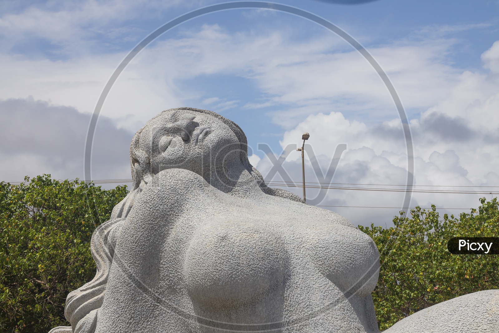 jala kanya statue in trivandrum