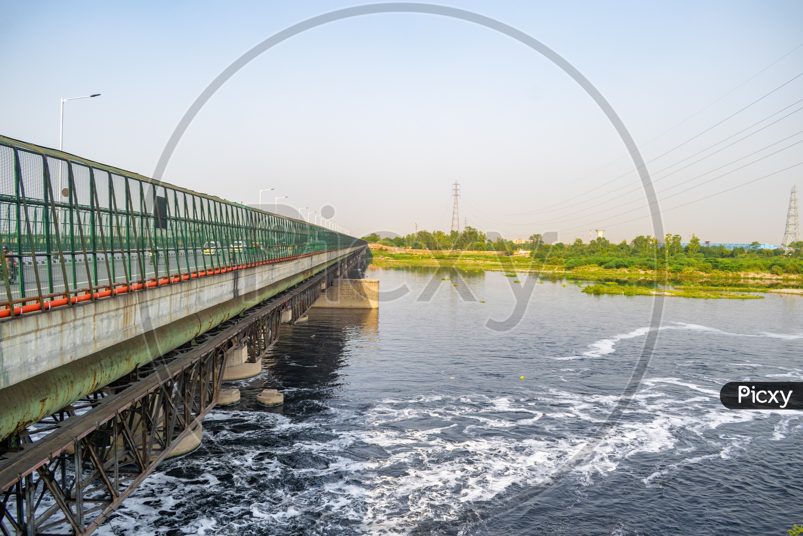 Lok Nayak Setu Bridge over Yamuna River, Delhi