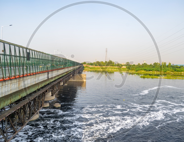 Lok Nayak Setu Bridge over Yamuna River, Delhi